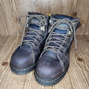 Dr. Martens Industrial Women's Steel Toe Slip Resistant Lace Up Work Boot Size 5